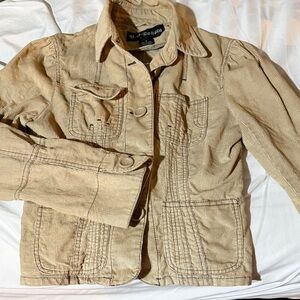 BB Dakota Beige Corduroy Jacket